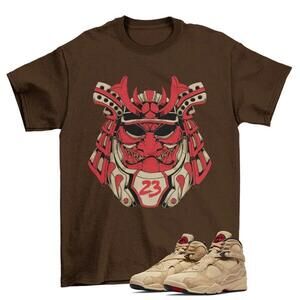 Samurai 23 Shirt Brown To Match Air Jordan 8 Black Samurai Hachimura Do2496-700